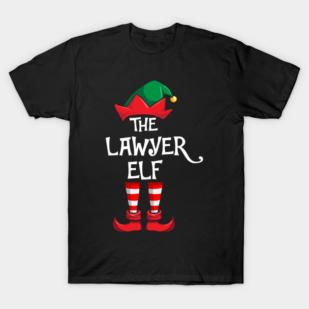 Lawyer Elf Matching Family Christmas T-Shirt by hazlleylyavlda